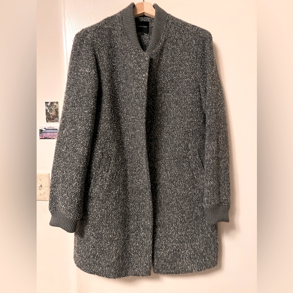 New Look size 8 / small knit long bomber